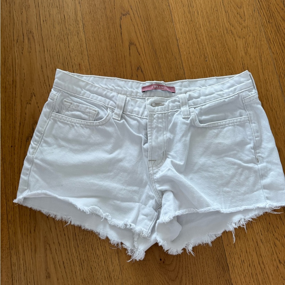 J Brand White Denim Women's Shorts